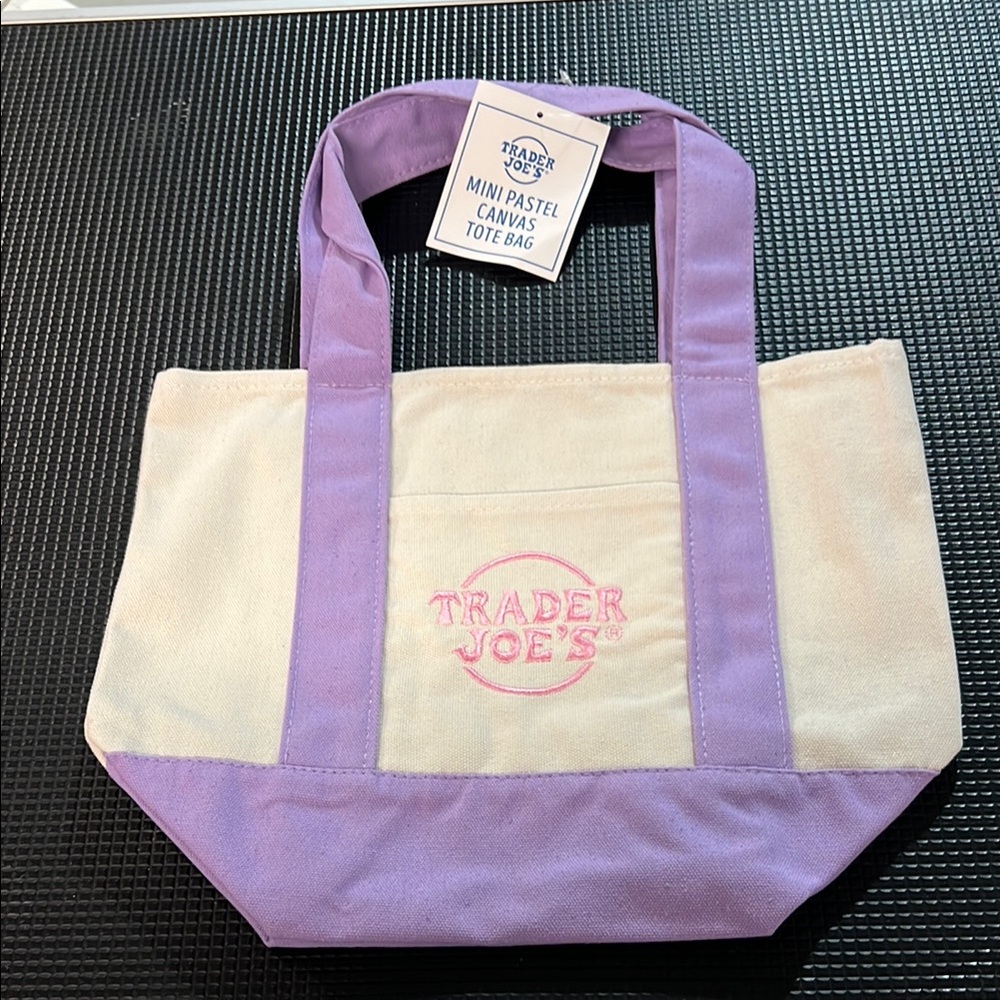 Trader Joe’s Mini Tote Bag Purple